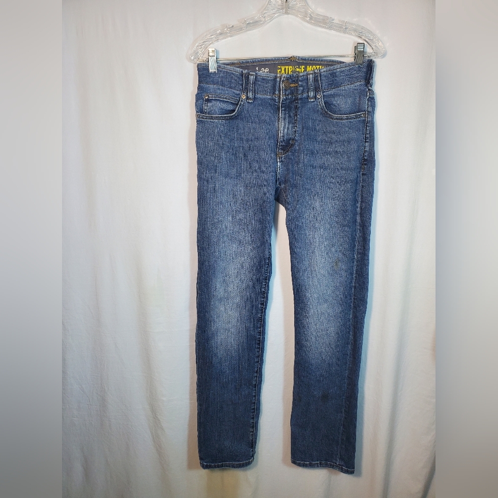 Pre-Loved Women Blue Lee Slim Fit Straight Leg Size 29X32